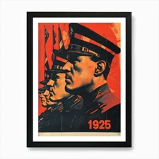 Aihrgdesign A Vintage Political Pro Framed Wall Art Poster Canvas Print Picture