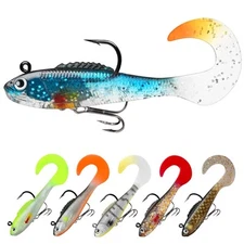TRUSCEND Pre-Rigged Fishing Jigs, 1:50 Super Durable Soft Swimbait, Well-Made...