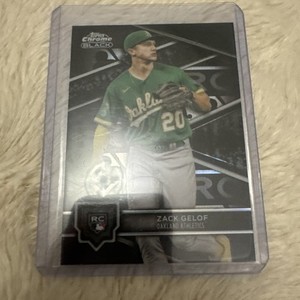 2024 Topps Chrome Black Baseball Zack Gelof Rookie Variation #40