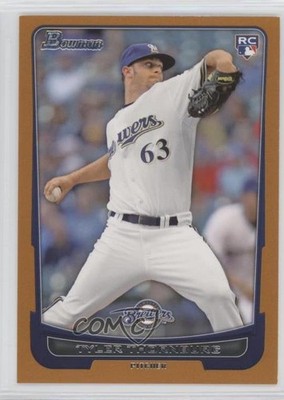 2012 Bowman Draft Orange 30/250 Tyler Thornburg #8 Rookie RC c7w