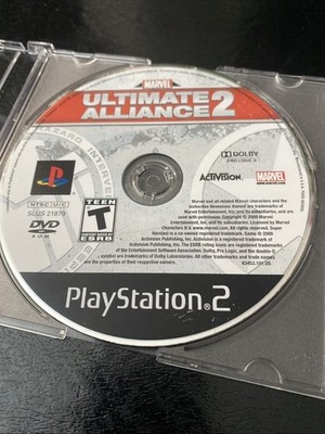 Marvel: Ultimate Alliance 2 Sony PlayStation 2 PS2 Disc ONLY TESTED