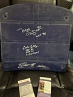 Bob Lilly Mel Renfro Drew Pearson Signed Texas STADIUM SEAT COWBOYS JSA