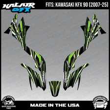 Graphics Kit for KAWASAKI KFX 90 (2007-2025) Prime-Green