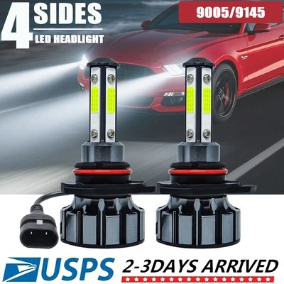 STONE BANKS 9005 HB3 LED Headlight Super Bright Bulbs Kit White 6500K 360000LM High/Low Beam