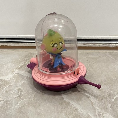 Vtg Kozmic Liddle Kiddles Greenie Meanie Martian Doll W/ Spaceship 1968 RARE