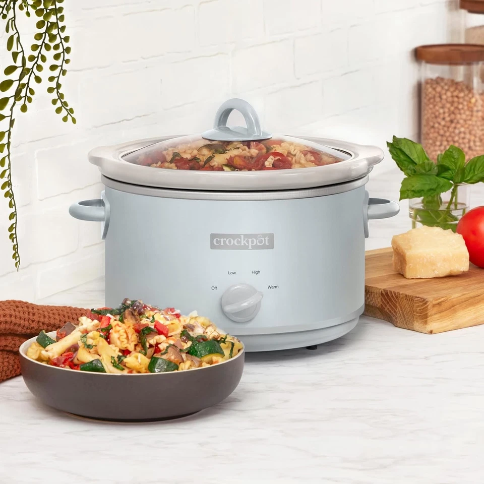 Crock-Pot® Manual Design Series 4.5 Quart Slow Cooker, Quarts, Light Blue  - Image 4 of 4