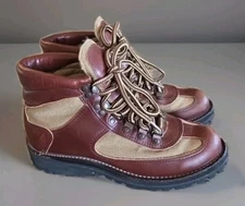VTG Danner Eddie Bauer Hiking Mountain Hiking Boots Sz 7 M Made In USA 31570X