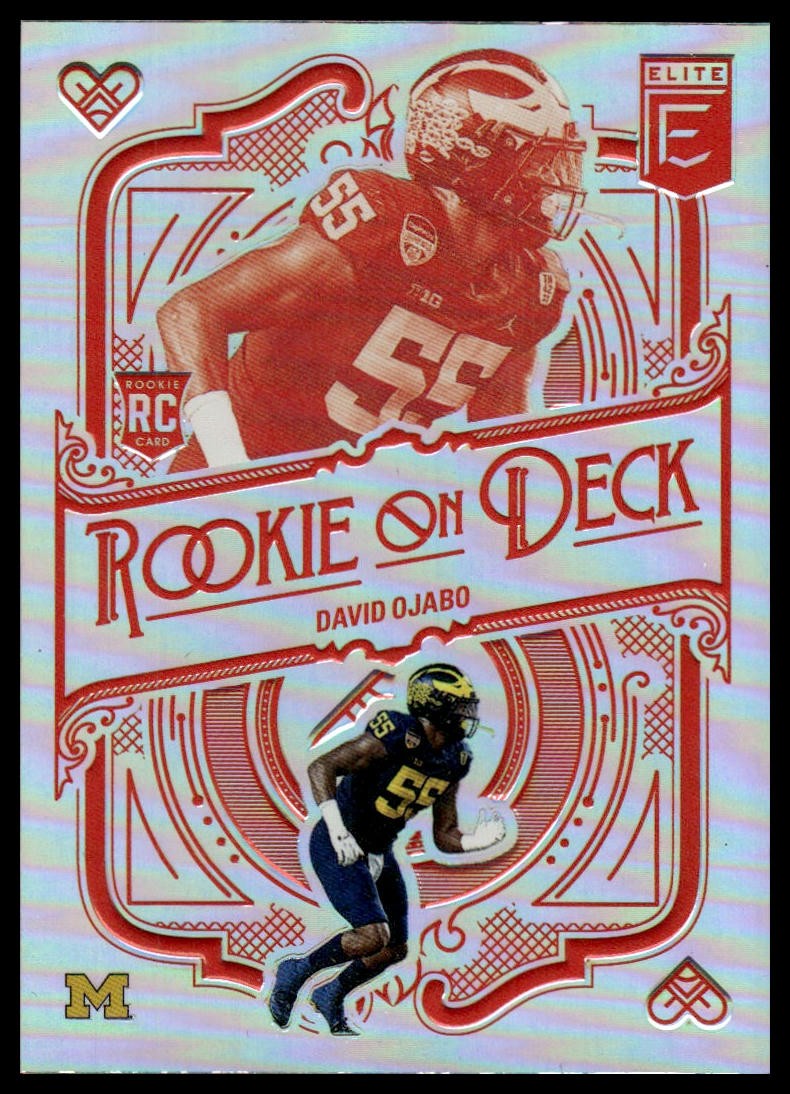David Ojabo Panini Donruss Elite Rookie on Deck #RD20 Base