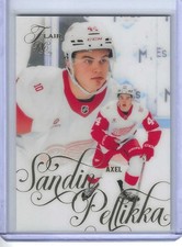 2025-26 UD FLAIR HOCKEY #200 AXEL SANDIN-PELLIKKA RC RED WINGS