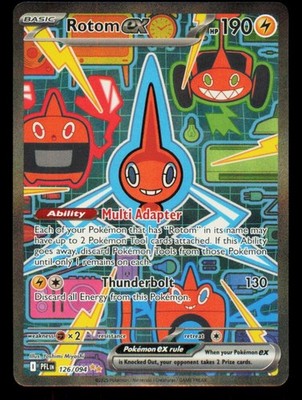 Rotom ex 126/094 Special Illustration Rare Phantasmal Flames Pokemon Near Mint