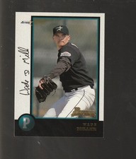 1998 BOWMAN WADE MILLER ROOKIE CARD # 385. rookie card picture
