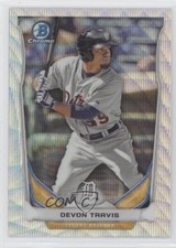 2014 Bowman Draft Silver Wave Refractor 18/25 Devon Travis #CTP-89 h8o