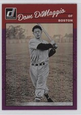 2023 Panini Donruss Retro 1990 Holo Purple Dom DiMaggio #280 0t2
