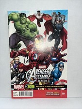 Avengers Assemble Season 2 #1 Comic Book Jan. 2015 Marvel Comics Signed