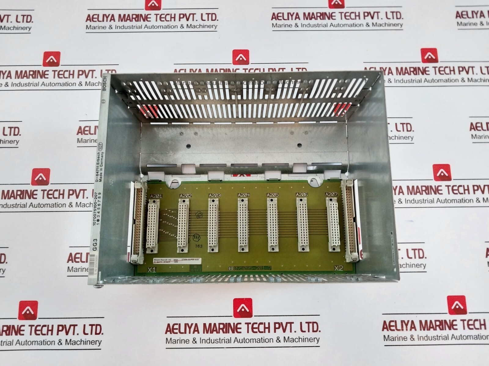 Bosch 1070075100-207 7-Slot PLC Chassis 075094-202