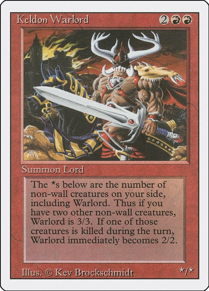 LP - Keldon Warlord 3ED - 160 Revised Edition