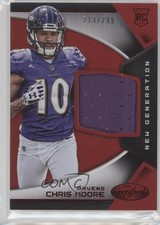 2016 Certified New Generation Jerseys Mirror Red 213/299 Chris Moore #23 0a3