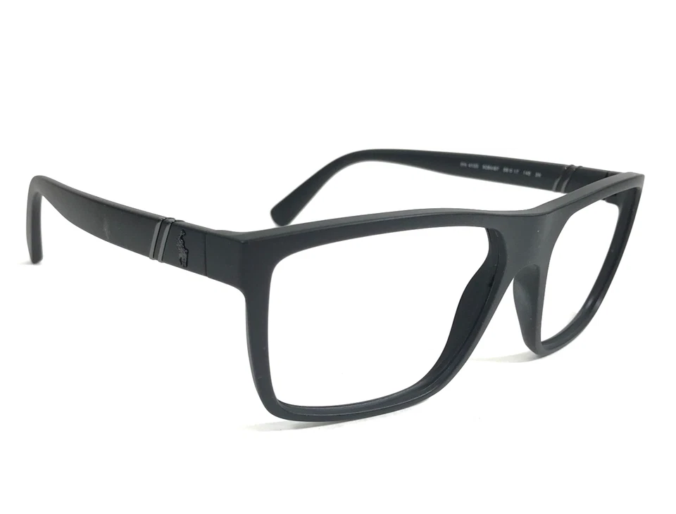 Ralph Lauren Eyeglasses Frames PH4133 5284/87 Matte Black Full Rim 59-17-145 - Image 2 of 4