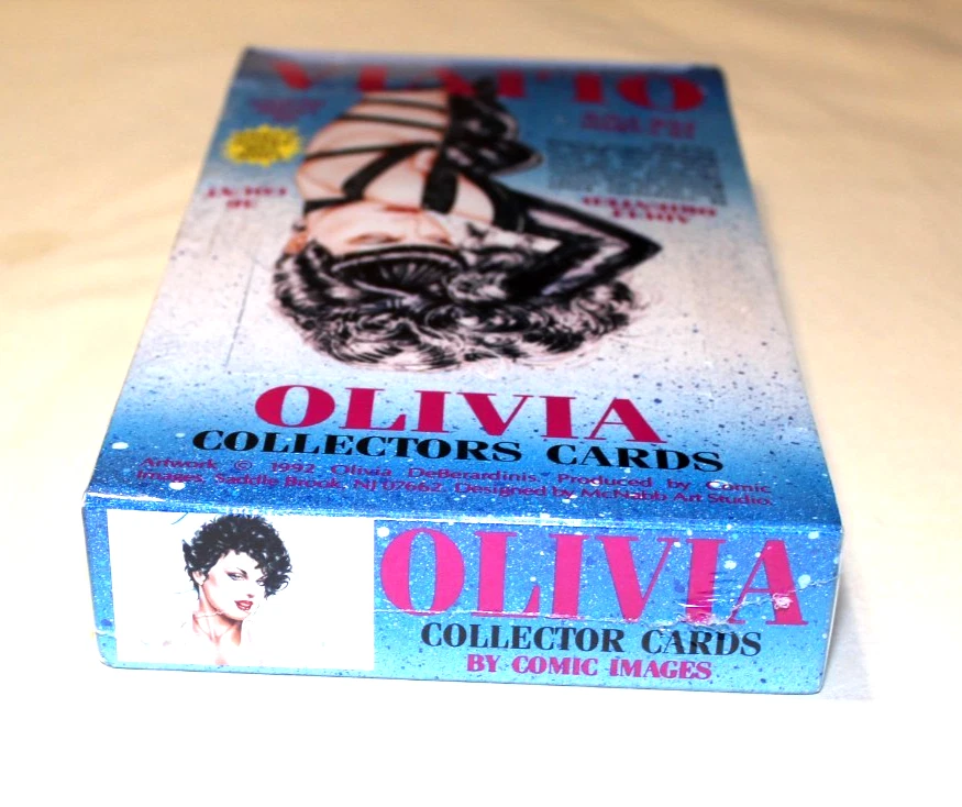 OLIVIA, ADULT ORIENTED COLLECTING CARDS, 1992 by COMIC IMAGES, Factory Sealed - Image 4 of 4
