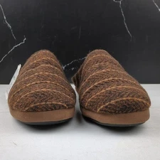 GaraTia Men's Plush House Memory Foam Slippers Brown sz 10-11