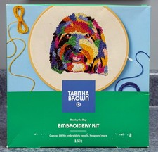 Tabitha Brown Blacky The Dog Embroidery Kit NEW IN BOX