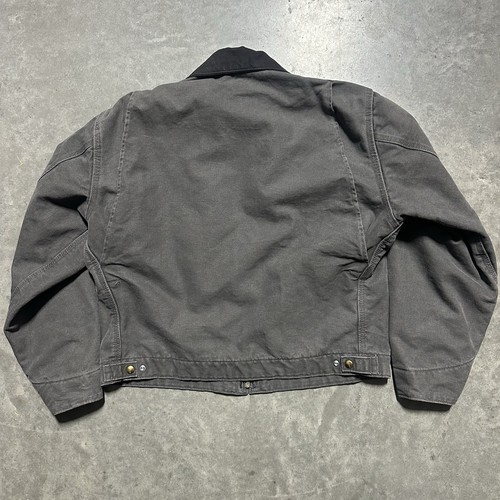 Vintage Carhartt Detroit Jacket Blanket Lined Size Large J97 GVL Gravel Gray by Carhartt, Size L, $399.99 - Photo 7