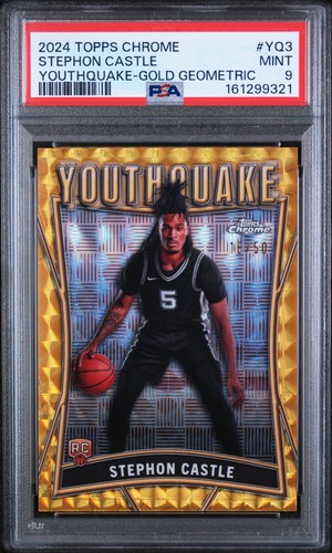 Stephon Castle [Gold Refractor] #YQ-3 2024 Topps Chrome Youthquake card