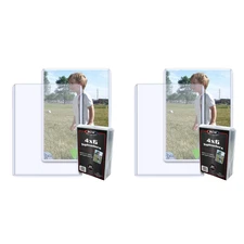 BCW 4x6 Topload Holders Rigid PVC Photo Sleeves – 2 Packs (50pcs)