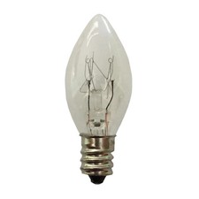 Light Bulb Clear 240v 10w E12 Candle 22mm x 54mm CES Candelabra Edison Screw