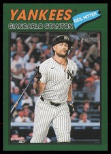 Giancarlo Stanton 2026 Topps Heritage #250 Dark Green