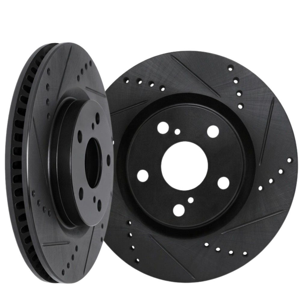 Maserati Ghibli 2014-2016 Rear Brake discs Set Black