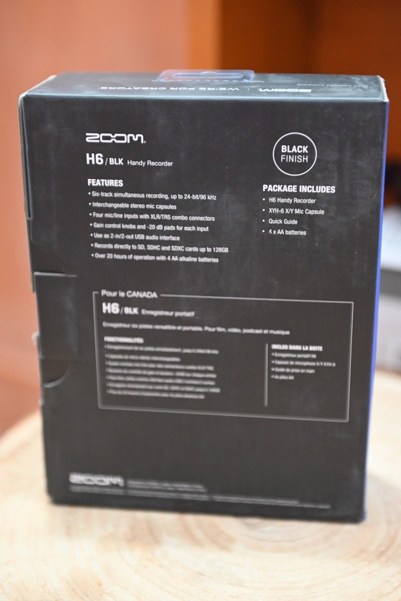 Zoom H6 6-Track Portable Digital Recorder for sale online | eBay