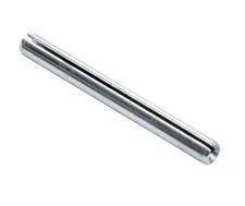 Slotted Spring Pin 1/4 x 4 Carbon Steel Zinc Clear (15 Pieces)