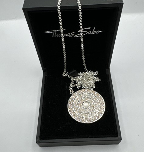 Thomas Sabo Kette 925 Silber Anhänger,70 Cm Lang,Tolles Design,##R13## - Bild 2 von 6