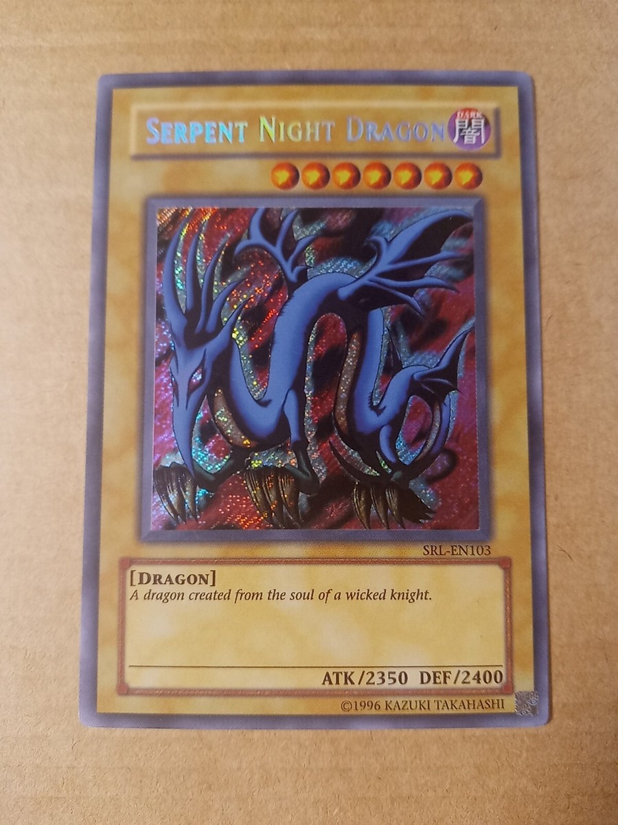Serpent Night Dragon SRL-EN103 Secret Rare Yugioh NM/VLP | eBay