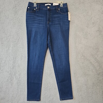 NEW NWT Nine West 12L Long Denim 31x29 Pants JEANS Women's Skinny RV $50 