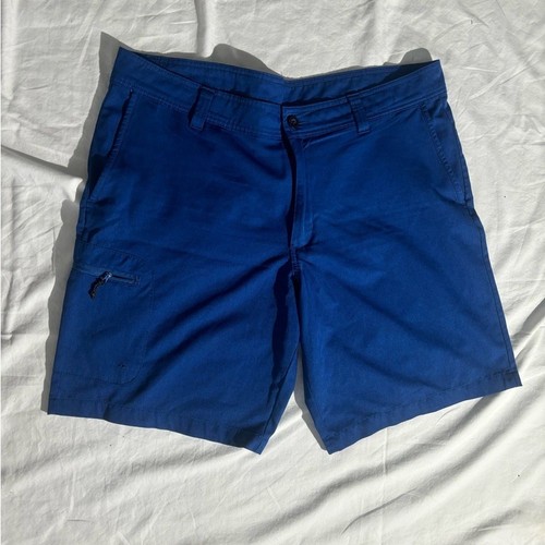Magellan Herren blau wasserabweisend Fisch Ausrüstung Shorts Taille Größe 36