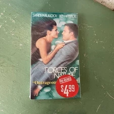 Forces of Nature (VHS, 1999) Sandra Bullock Ben Affleck NEW Factory Sealed