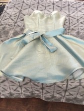 Juniors party dress light green size SX