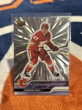 2023-24 Upper Deck Series 2 Silver Outburst #496 Connor Zary Young Guns RC YG