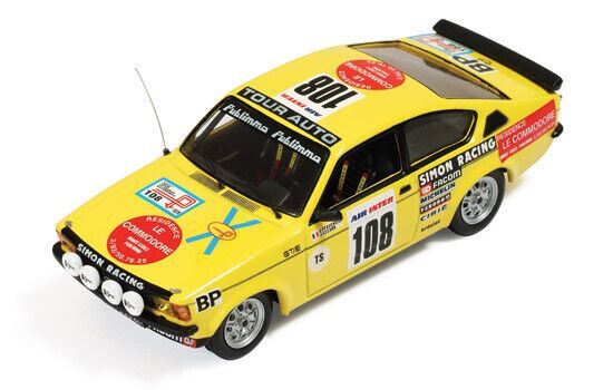 1/43 IXO RAC203 Opel Kadett 1979 Tour de France #108 Jean-Louis Clarr 4th O/A