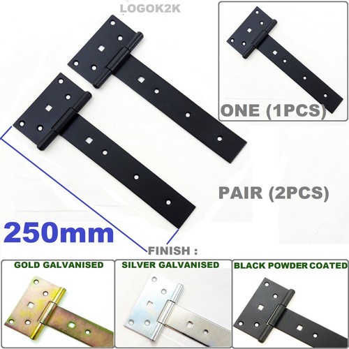 Tee Hinges Straight Galvanized Heavy Duty T Strap Hinges Door Gate Shed