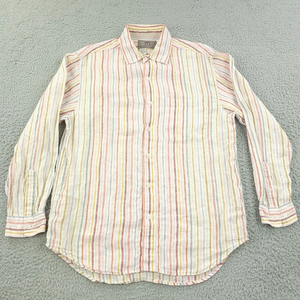 Рубашка мужская The Territory Ahead средний размер красная синяя деловая повседневная офисное белье - Изображение 3 из 4