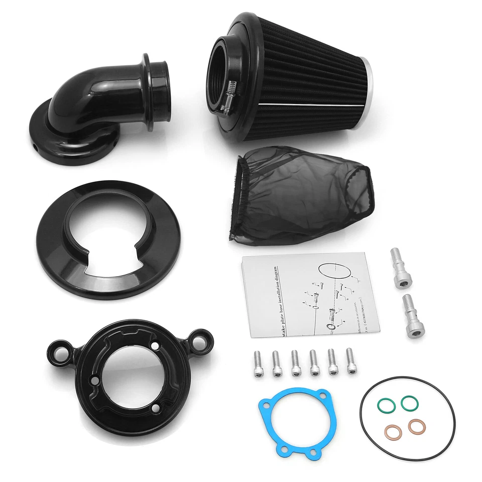 Cone Air Cleaner filter for harley Sportster XL883 XL1200 IRON 883 48 XL1200V 72 - Image 4 of 4