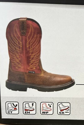 Men's Wolverine Durashocks #W201104 Waterproof Composite Toe Work Boots 