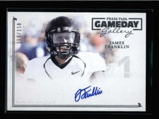 JAMES FRANKLIN 2014 PRESSPASS GAMEDAY GALLERY AUTOGRAPH AUTO #110/150 AN1050