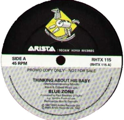 Blue Zone  - Thinking About His Baby (12'', S/Sided, Promo)