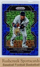 2022 Prizm #189 Yuli Gurriel Astros Blue Donut Circles Prizm /199