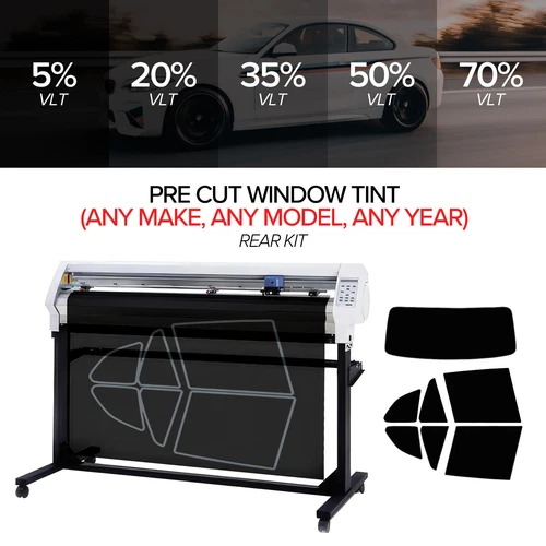 Pre Cut Window Tinting Film for ANY CAR all Rear windows, Car Tint Kit