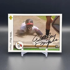 1989 Uecker Deck » Wille Mays Hayes / Wesley Snipes "Major League" Custom Card